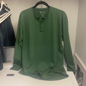 Bylt Basics drop-cut long sleeve Henley